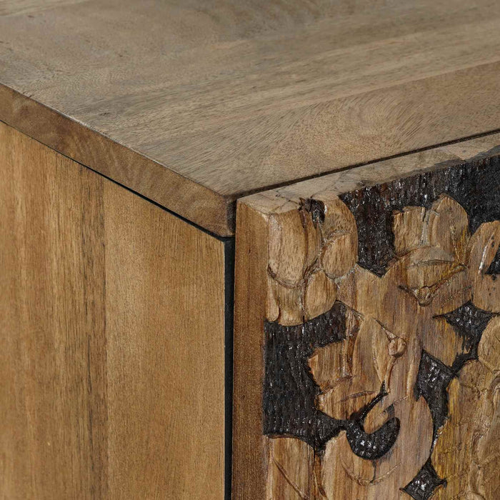 Șifonier Înalt Maro 60 x 33,5 x 100 cm Lemn de mango solid - WALTI WALTI