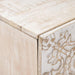 Dulap de noapte Alb 40 x 33,5 x 46 cm Lemn de mango solid - WALTI WALTI
