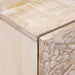 Dulap de noapte 2 pcs Alb 40 x 33,5 x 46 cm Lemn de mango solid - WALTI WALTI