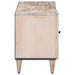 Cabinet TV Alb 105 x 33,5 x 46 cm Lemn de mango solid - WALTI WALTI