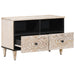 Cabinet TV Alb 70 x 33,5 x 46 cm Lemn de mango solid - WALTI WALTI