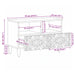 Cabinet TV Alb 70 x 33,5 x 46 cm Lemn de mango solid - WALTI WALTI