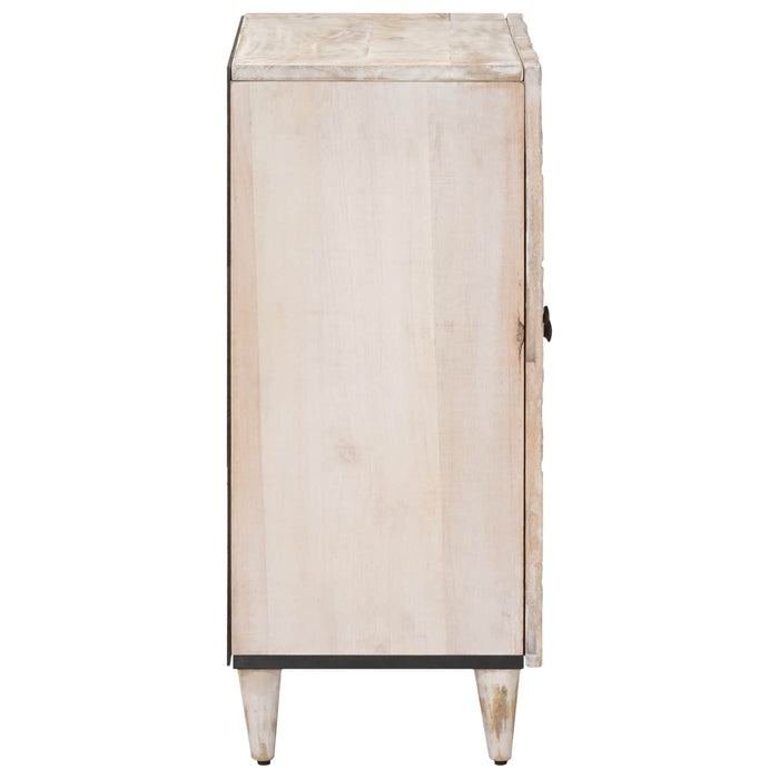 Dulap de depozitare Alb 60 x 33,5 x 75 cm Lemn de mango solid - WALTI WALTI