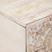 Masă de cafea Alb 80 x 50 x 40 cm Lemn de mango solid - WALTI WALTI
