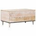 Masă de cafea Alb 80 x 50 x 40 cm Lemn de mango solid - WALTI WALTI
