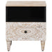 Dulap pentru pat Alb 40 x 33 x 46 cm Lemn de mango solid - WALTI WALTI