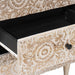 Dulap pentru pat Alb 50 x 33 x 60 cm Lemn de mango solid - WALTI WALTI