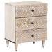 Dulap pentru pat Alb 50 x 33 x 60 cm Lemn de mango solid - WALTI WALTI