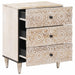 Dulap pentru pat Alb 50 x 33 x 60 cm Lemn de mango solid - WALTI WALTI