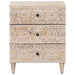 Dulap pentru pat Alb 50 x 33 x 60 cm Lemn de mango solid - WALTI WALTI