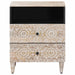Dulap pentru pat Alb 50 x 33 x 60 cm Lemn de mango solid - WALTI WALTI