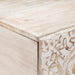 Masă de cafea Alb 100 x 54 x 40 cm Lemn de mango solid - WALTI WALTI