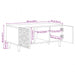 Masă de cafea Alb 100 x 54 x 40 cm Lemn de mango solid - WALTI WALTI