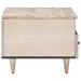 Masă de cafea cu sertar Alb 80 x 54 x 40 cm Lemn de mango solid - WALTI WALTI