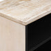 Cabinet TV cu raft Alb 80 x 31,5 x 46 cm Lemn de mango solid - WALTI WALTI