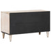 Cabinet TV cu raft Alb 80 x 31,5 x 46 cm Lemn de mango solid - WALTI WALTI