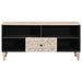 Cabinet TV cu sertar Alb 100 x 33,5 x 46 cm Lemn de mango solid - WALTI WALTI