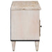 Cabinet TV cu sertar Alb 100 x 33,5 x 46 cm Lemn de mango solid - WALTI WALTI
