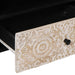 Cabinet TV cu sertar Alb 80 x 33,5 x 46 cm Lemn de mango solid - WALTI WALTI