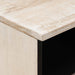 Cabinet TV cu sertar Alb 100 x 33,5 x 46 cm Lemn de mango solid - WALTI WALTI