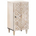 Bufet cu depozitare Alb 40 x 33,5 x 75 cm Lemn de mango solid - WALTI WALTI