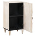 Bufet cu depozitare Alb 40 x 33,5 x 75 cm Lemn de mango solid - WALTI WALTI