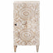 Bufet cu depozitare Alb 40 x 33,5 x 75 cm Lemn de mango solid - WALTI WALTI