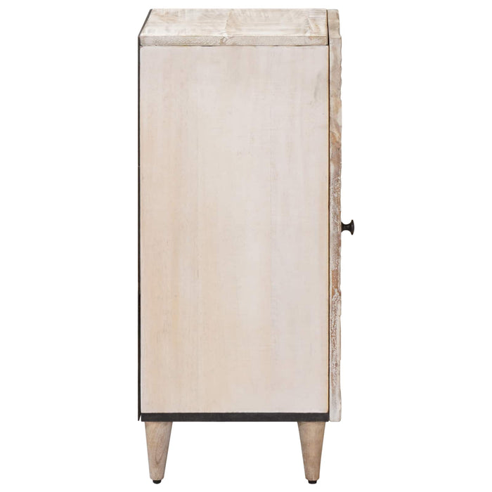 Bufet cu depozitare Alb 40 x 33,5 x 75 cm Lemn de mango solid - WALTI WALTI