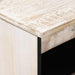 Bufet cu depozitare Alb 60 x 33,5 x 75 cm Lemn de mango solid - WALTI WALTI