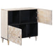 Bufet cu depozitare Alb 80 x 33,5 x 75 cm Lemn de mango solid - WALTI WALTI