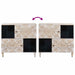 Bufet cu depozitare Alb 80 x 33,5 x 75 cm Lemn de mango solid - WALTI WALTI