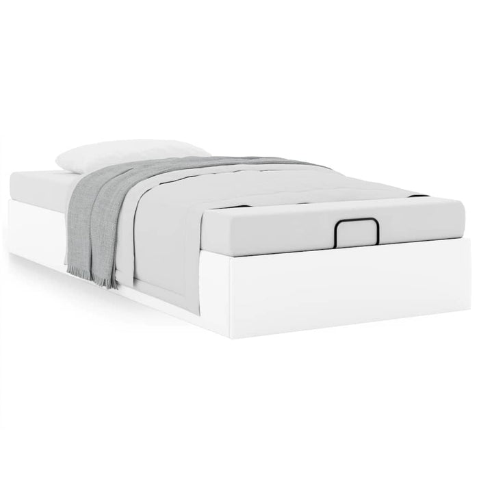 Cadru de pat otoman fără saltea Alb 80x200 cm piele artificială - WALTI WALTI