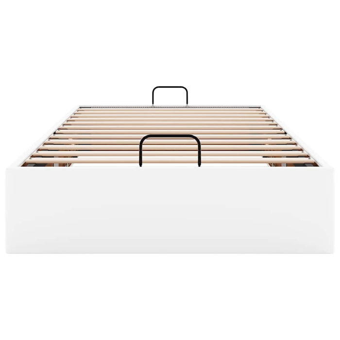 Cadru de pat otoman fără saltea Alb 90x190 cm piele artificială - WALTI WALTI