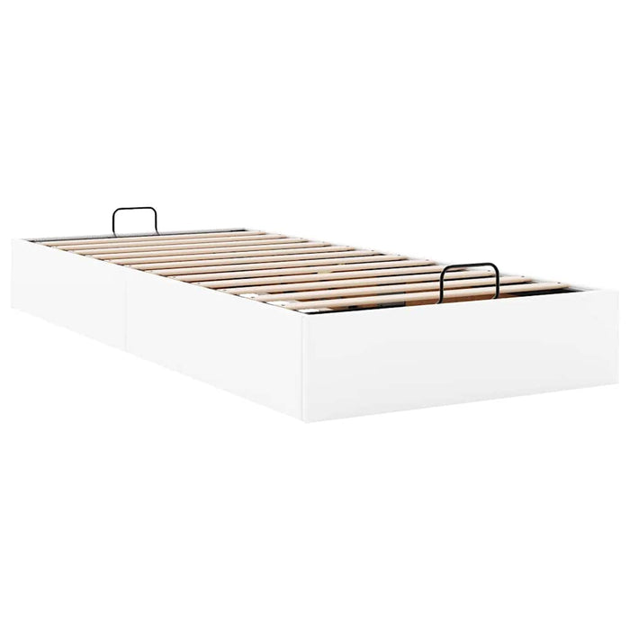 Cadru de pat otoman fără saltea Alb 90x200 cm piele artificială - WALTI WALTI