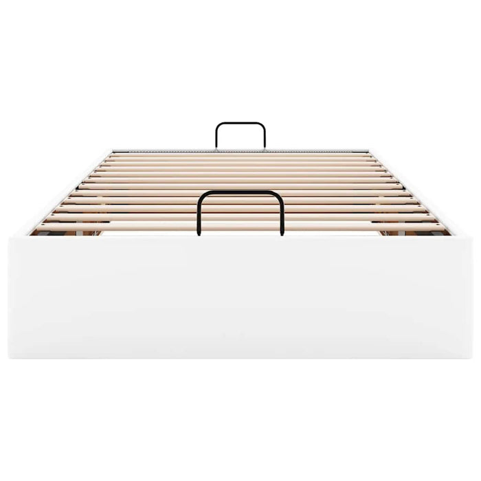 Cadru de pat otoman fără saltea Alb 90x200 cm piele artificială - WALTI WALTI