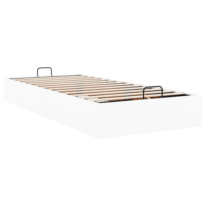 Cadru de pat otoman fără saltea Alb 90x200 cm piele artificială - WALTI WALTI