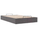 Cadru de pat otoman fără saltea gri 120x190cm piele artificială - WALTI WALTI