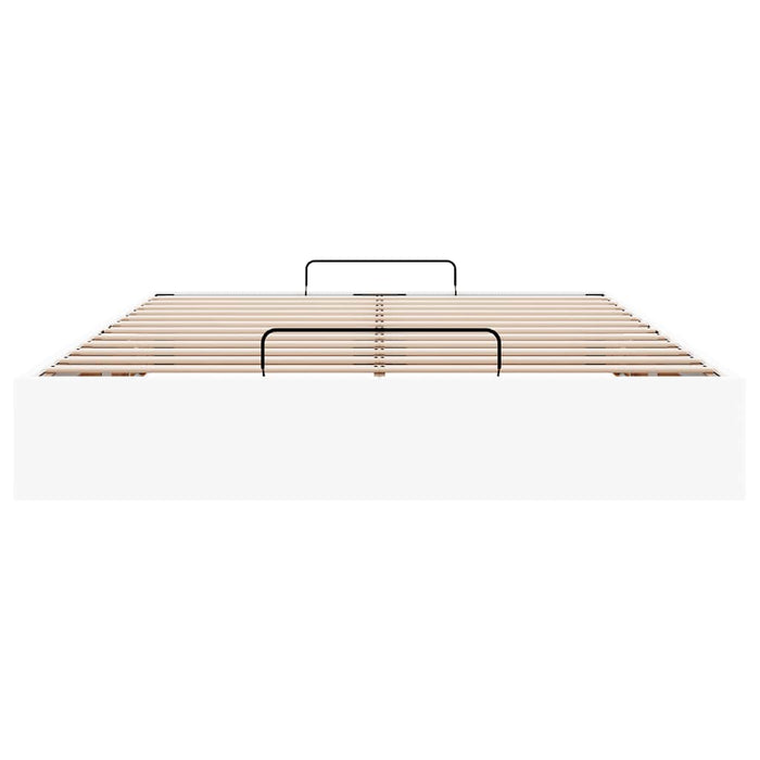 Cadru de pat otoman fără saltea Alb 140x190cm piele artificială - WALTI WALTI
