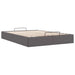 Cadru de pat otoman fără saltea gri 140x190cm piele artificială - WALTI WALTI