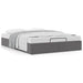 Cadru pat otoman fără saltea gri 140x200 cm piele artificială - WALTI WALTI