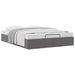 Cadru pat otoman fără saltea gri 140x200 cm piele artificială - WALTI WALTI