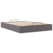 Cadru pat otoman fără saltea gri 140x200 cm piele artificială - WALTI WALTI