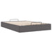 Cadru pat otoman fără saltea gri 140x200 cm piele artificială - WALTI WALTI