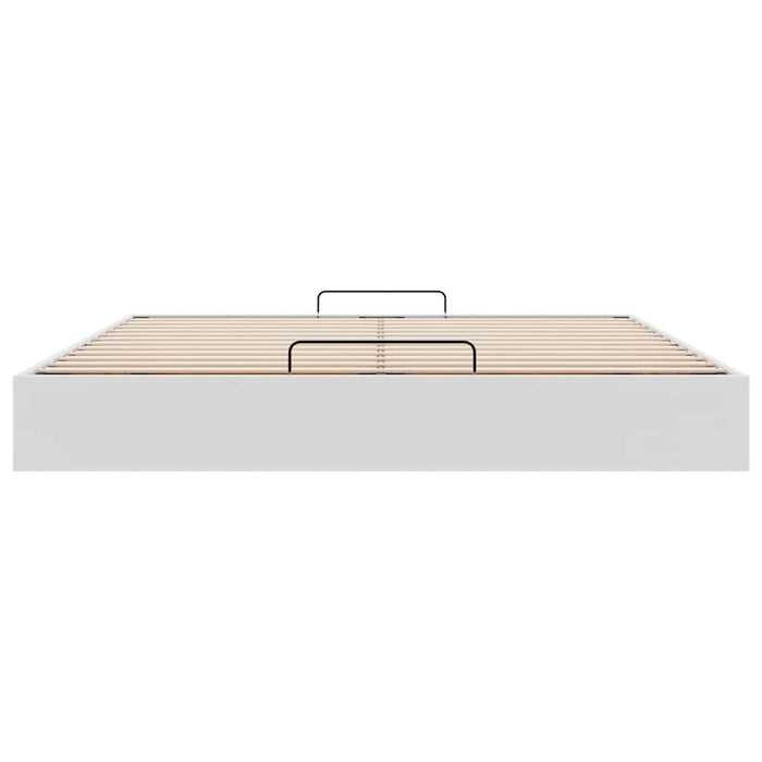 Cadru de pat otoman fără saltea alb 180x200cm piele artificială - WALTI WALTI