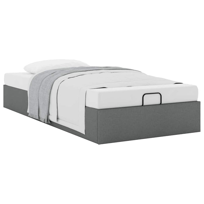 Cadru de pat otoman fără saltea țesătură gri închis 80x200 cm - WALTI WALTI