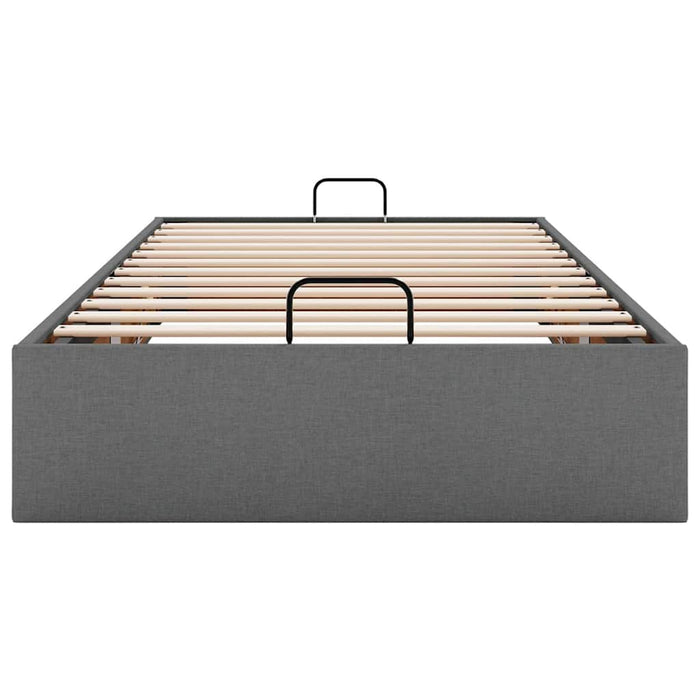 Cadru de pat otoman fără saltea țesătură gri închis 80x200 cm - WALTI WALTI