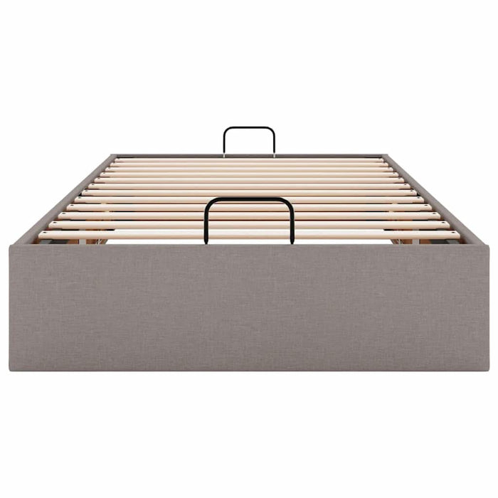 Cadru de pat otoman fără saltea Taup 90x200 cm țesătură - WALTI WALTI