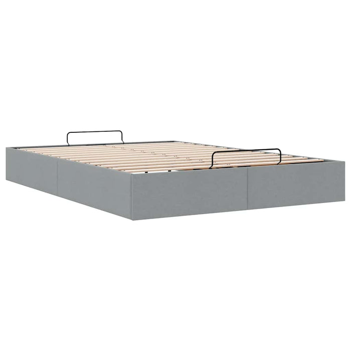 Cadru de pat otoman fără saltea Gri deschis 140x190 cm Material - WALTI WALTI