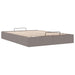 Cadru de pat otoman fără saltea Taupe 140x190 cm țesătură - WALTI WALTI