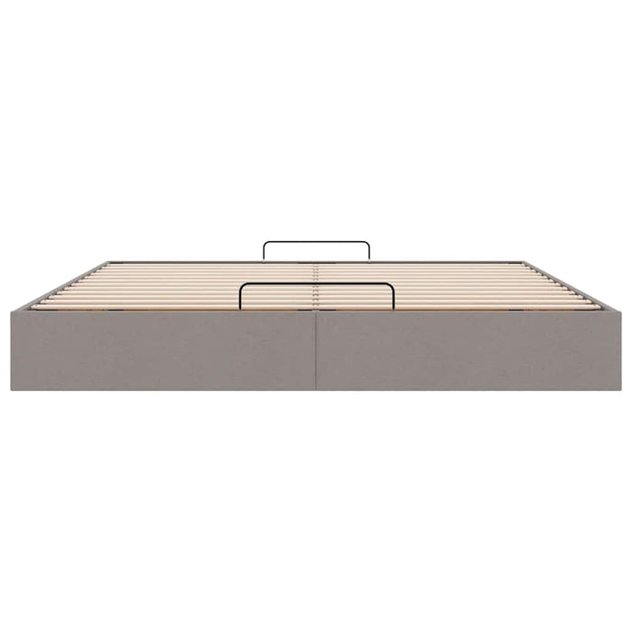 Cadru pat otoman fără saltea Taupe 180x200 cm țesătură - WALTI WALTI
